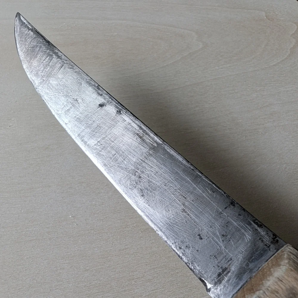 VINTAGE Knife Handmade Wooden Handle Dexter 1375